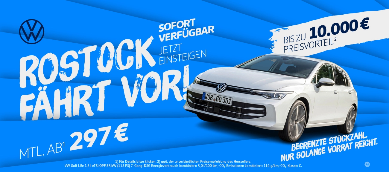 Rostock fährt vor