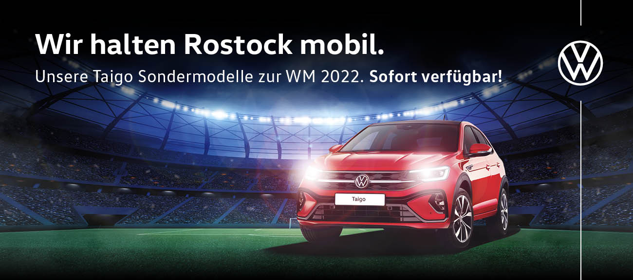 Autohaus Rotock Taigo Sondermodelle zur WM 2022 Headerbild