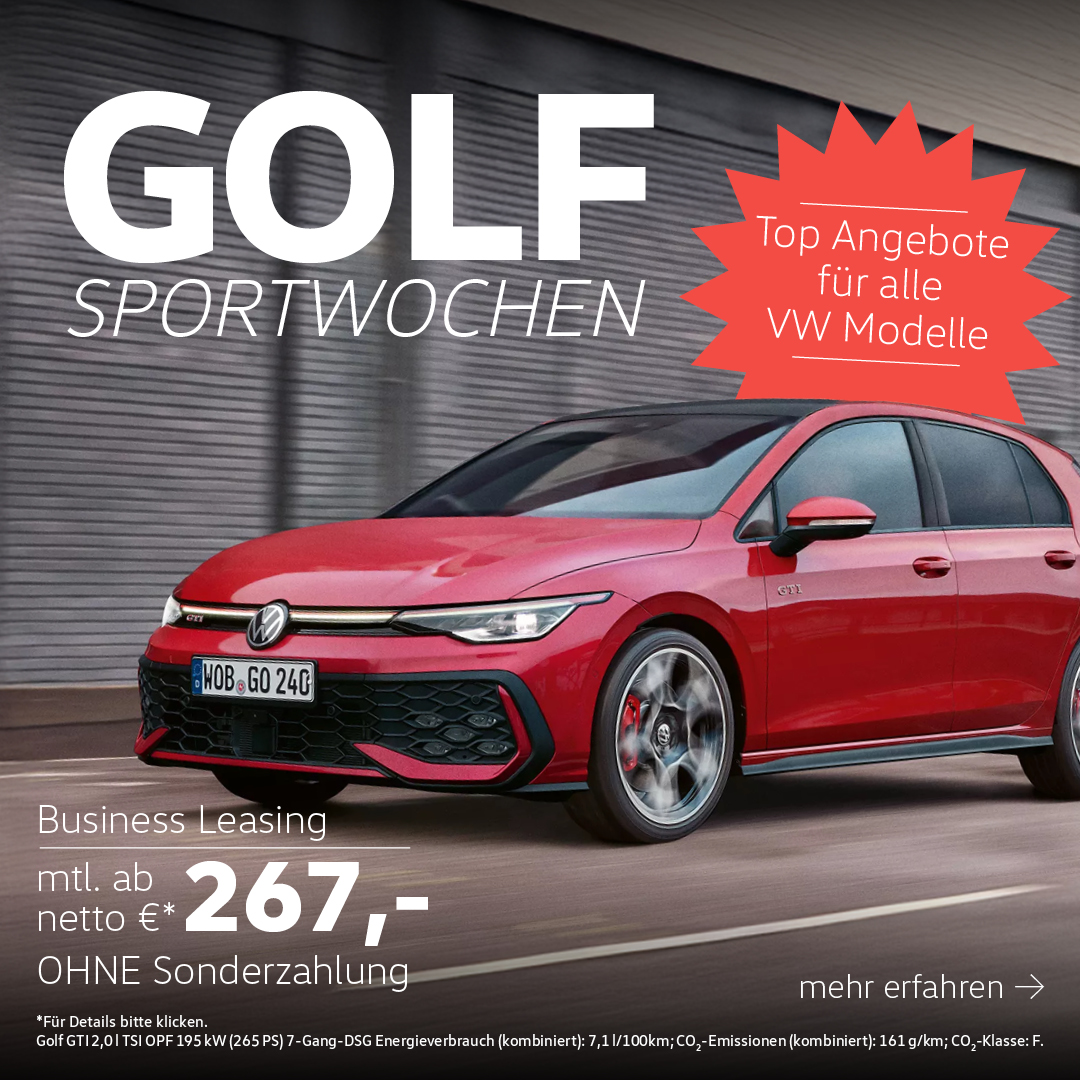 BEITRAG VW Golf Sportwochen
