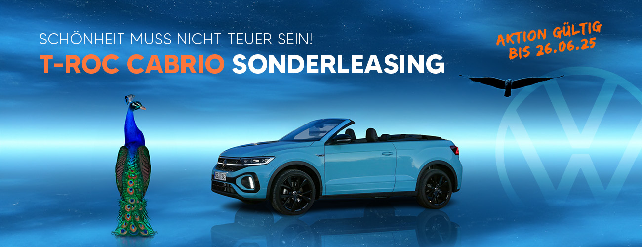 Kopfbild T-Roc Cabrio mit Pfau