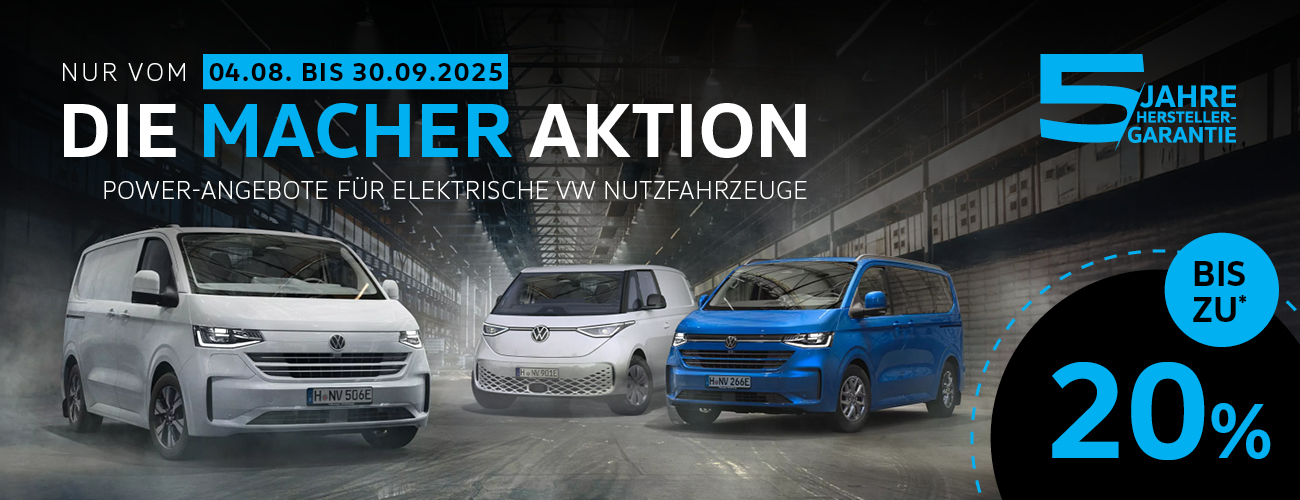 HEADER DESKTOP VW NFZ Die Macher Aktion
