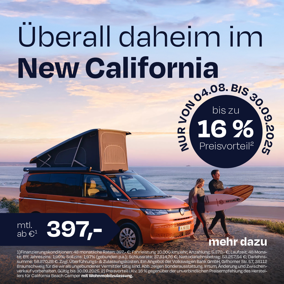 BEITRAG VW California Prämie Q3:25