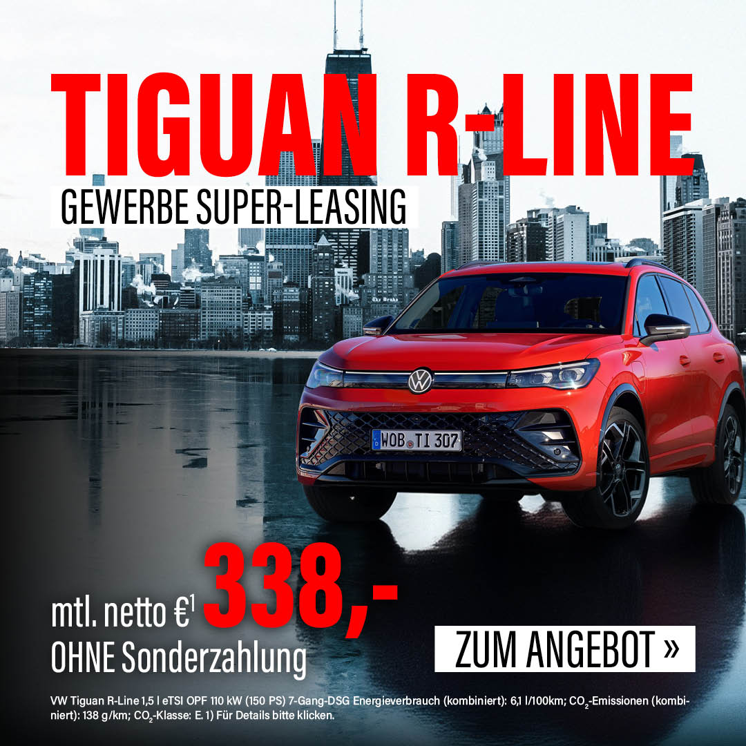 BEITRAG Tiguan R-Line Gewerbe