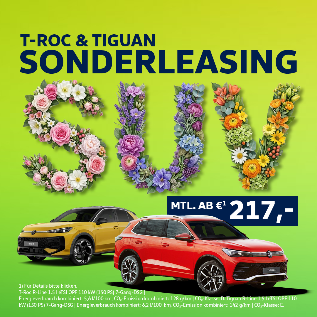 VW T-Roc und Tiguan