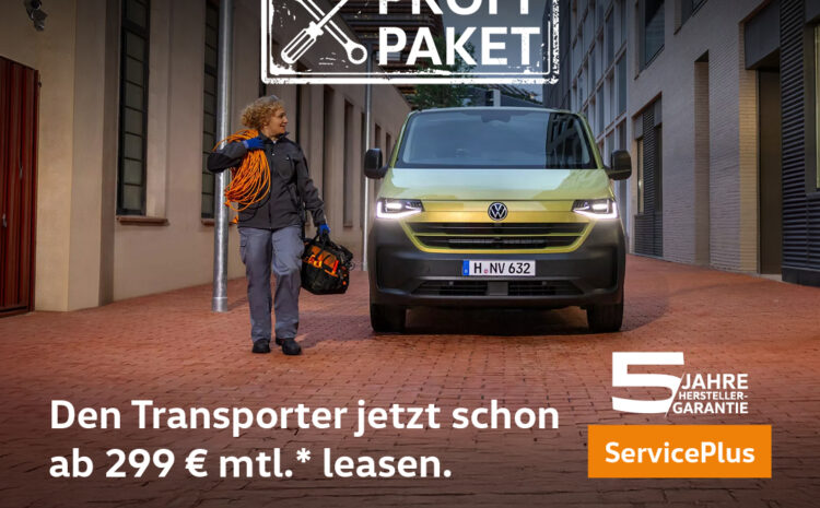  VW Transporter Profi Paket