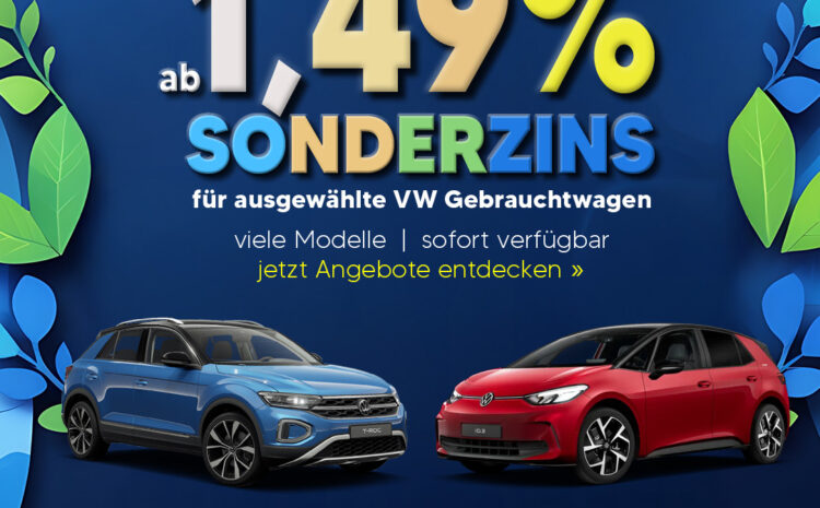 1,49% Gebrauchtwagen Sonderzins